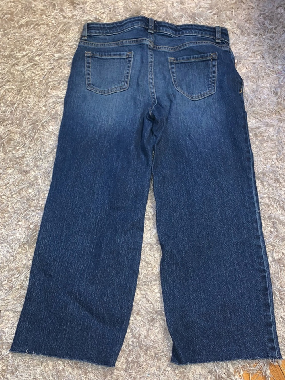 Cat & Jack Dark Wash Wide Leg Adjustable Waist stretch Jeans size 12 - Picture 5 of 5